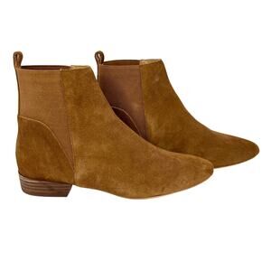 Lucky Brand Suede Chelsea Boots Brown 8.5M EU‎ 39